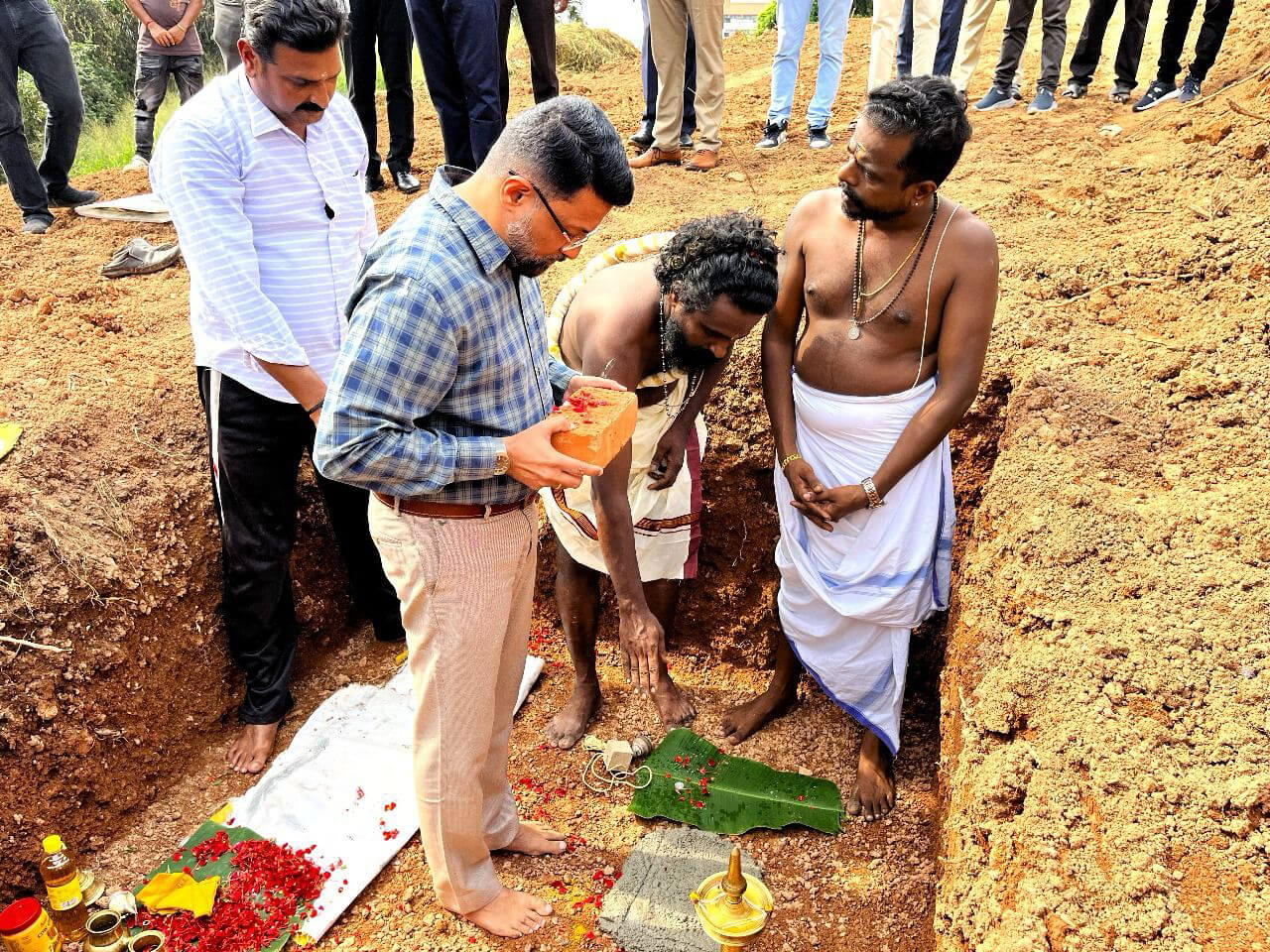 Foundation Stone for Technopark’s First Prefabricated Building Laid