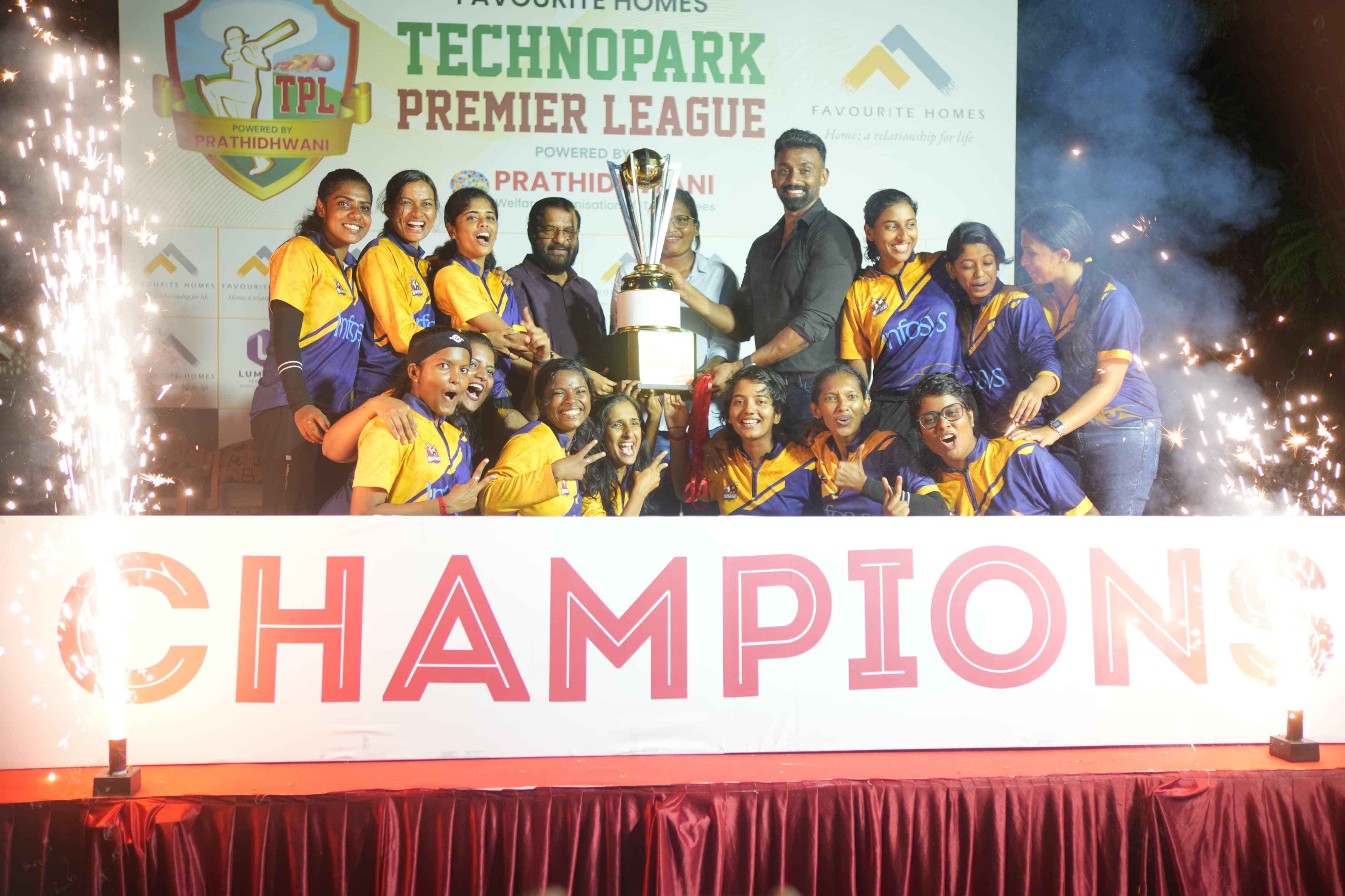 Qburst lifts Technopark Premier League trophy; Infosys Women’s winner 334 matches played in cricket tourney over six months