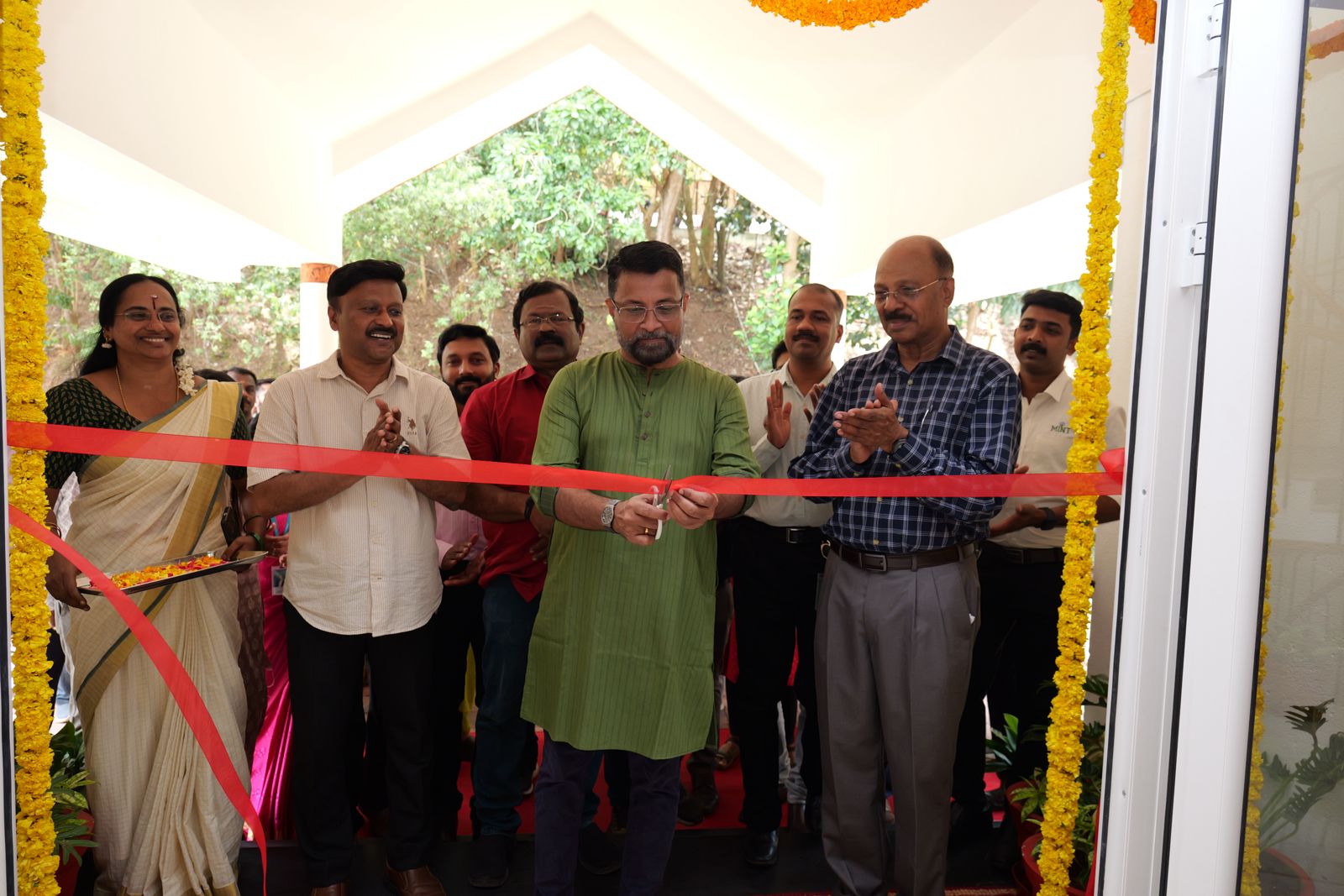 CEO Technopark inaugurating VISHRANTI.