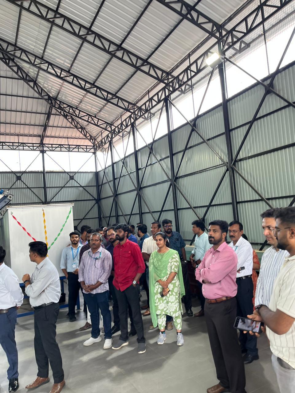 Mr. Abhilash M R, AGM (MEP), explained that the automation-centric plant produces high-quality, nutrient-rich compost, reduces manual handling, and sets a scalable model for decentralized waste management