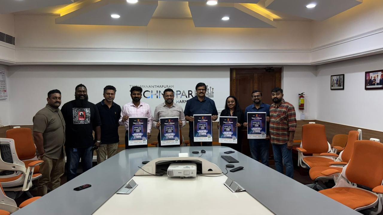 Tech A Break 2025 was officially launched at Technopark, unveiling the theme ‘ERROR 404 → CREATIVITY FOUND’ to inspire innovation and collaboration across the tech community