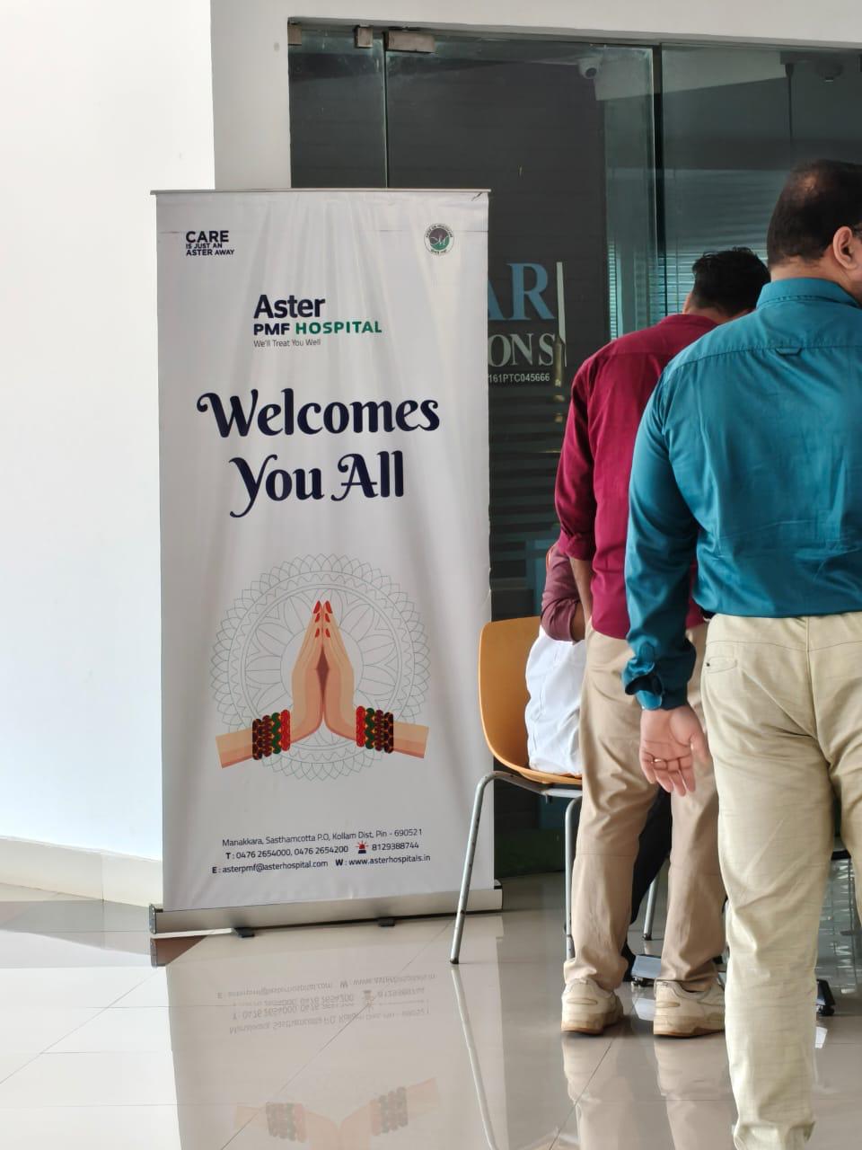 A step towards health as Technopark Kollam and Aster PMF Hospital join hands to promote wellness