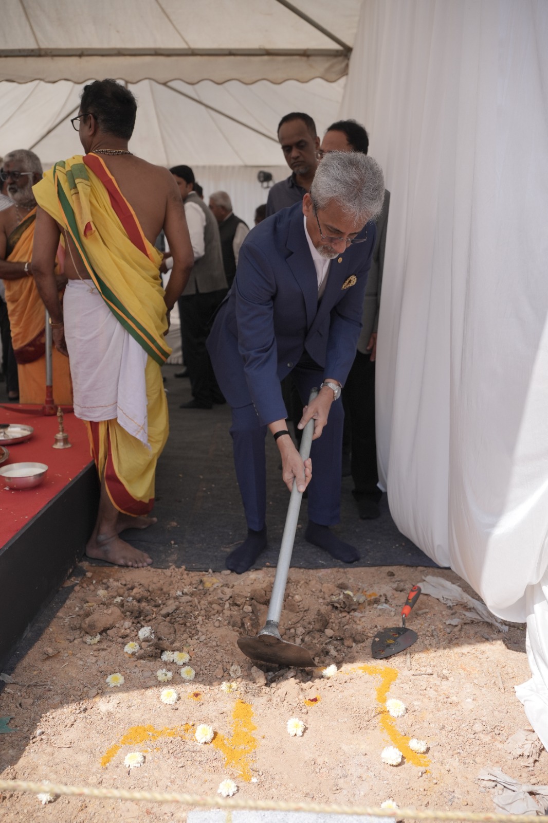 Brigade Group Lays Foundation Stone for World Trade Center at Technopark Phase I
