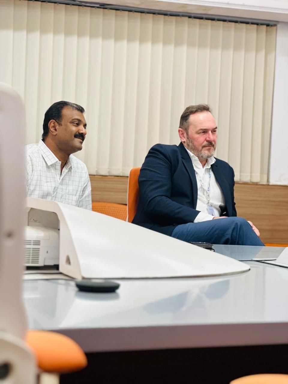 Mr. Sumesh Gopalakrishnan and Mr. Wilhelm Pfeifer discuss Telcotech’s expansion plans with Technopark leadership