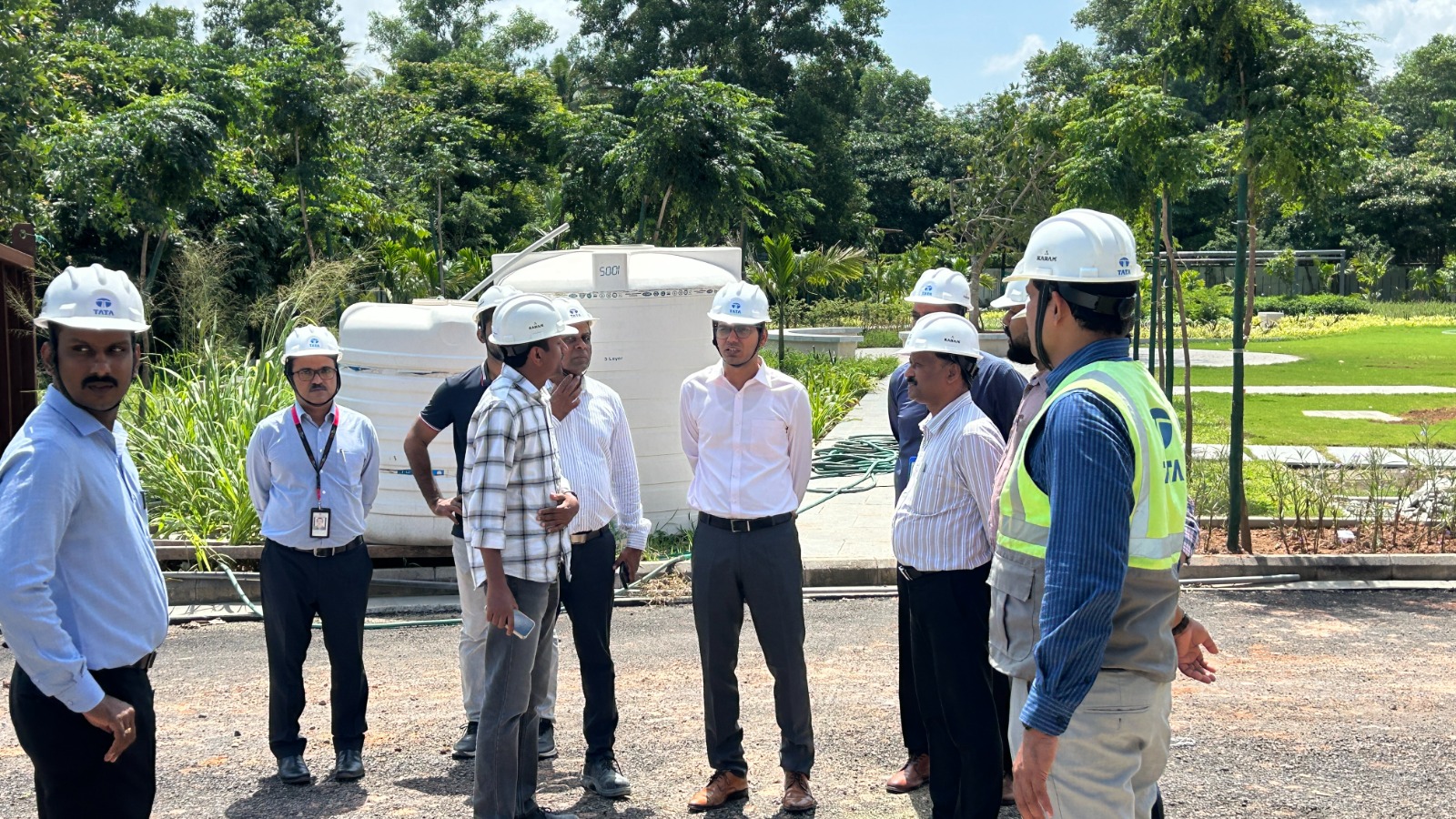 CEO Shri Sandip Kumar and team at TCS.
