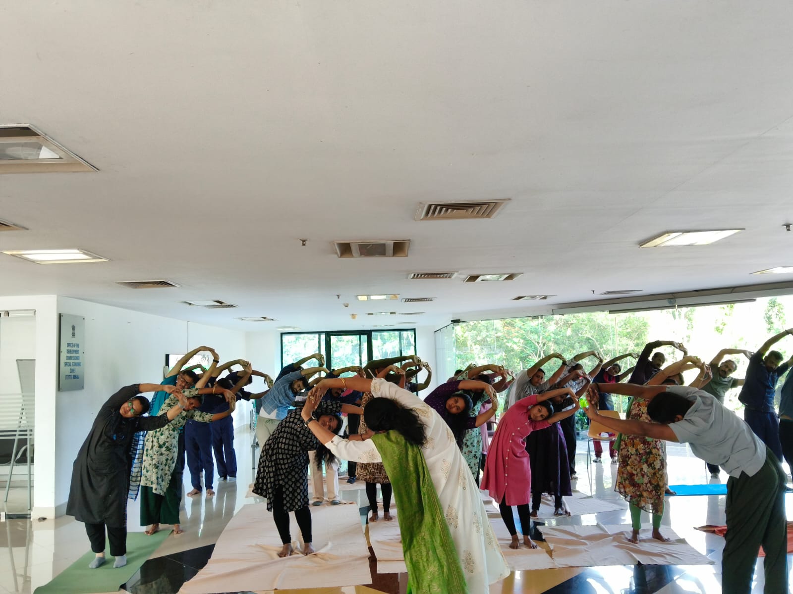 International Yoga Day Session @ Technopark Phase V, Kollam