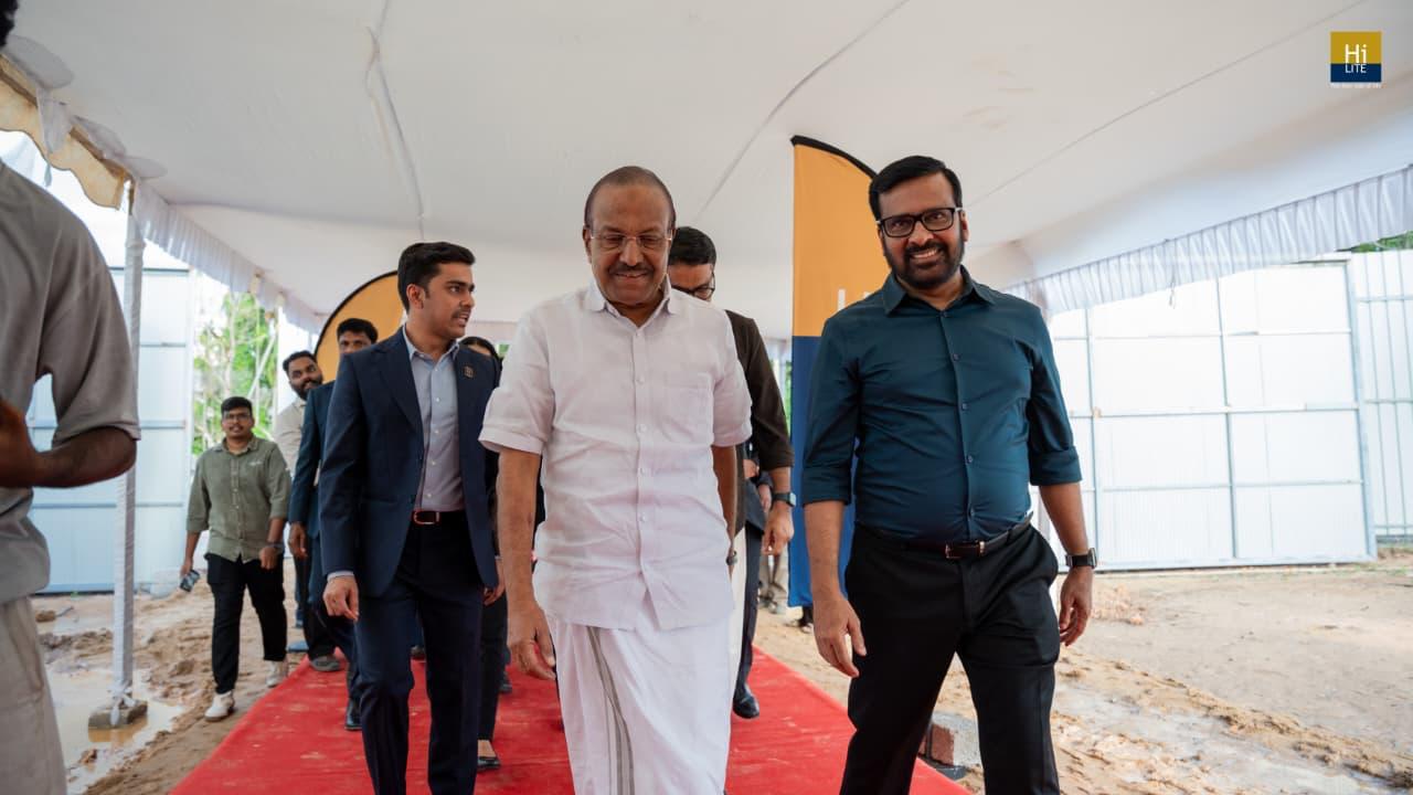 HiLite Group Team accompanying Hon'ble Minister P.K. Kunhalikutty to the venue