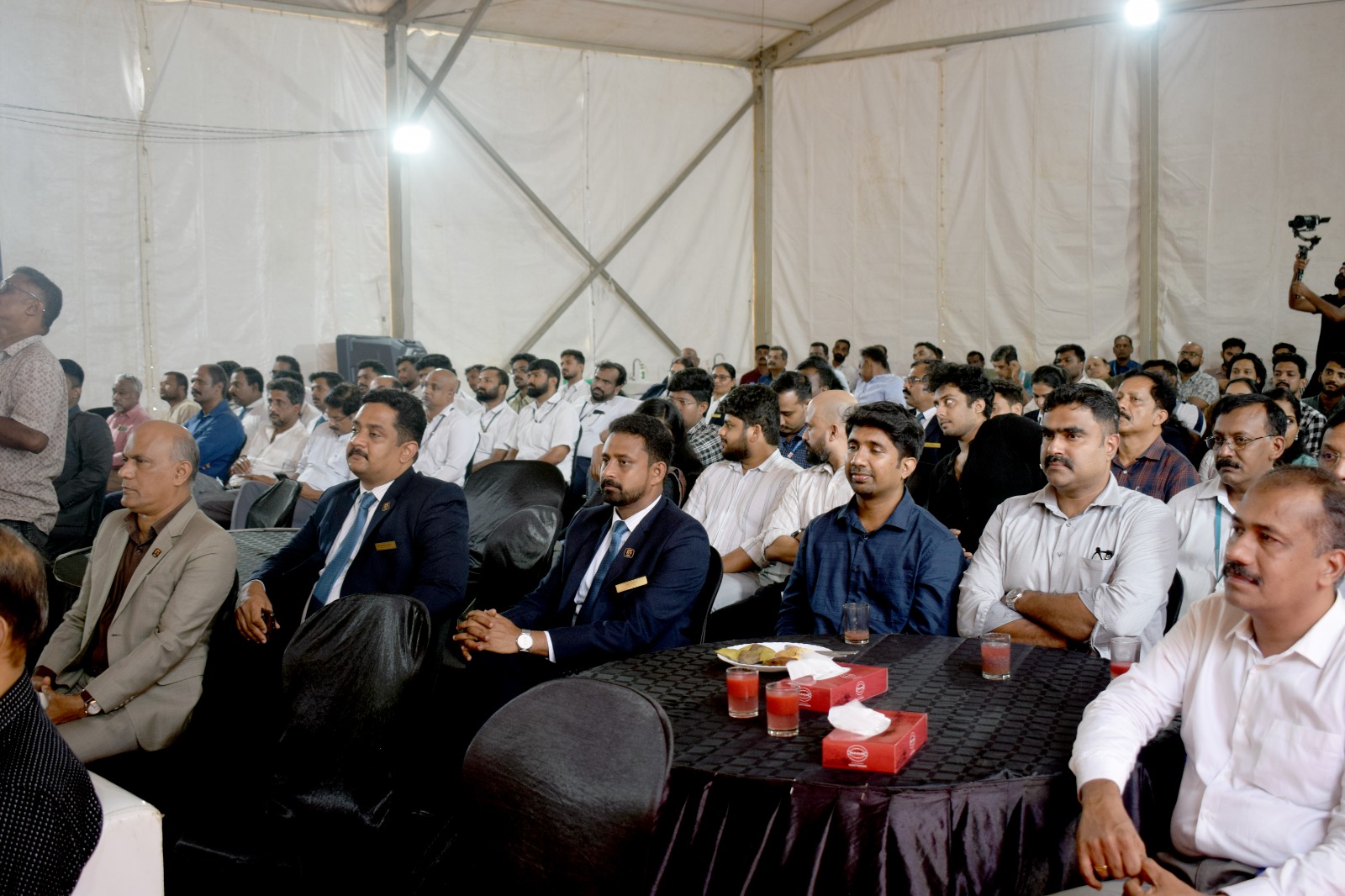 The audience on Groundbreaking for India's First YOO-Branded IT Park at Technopark