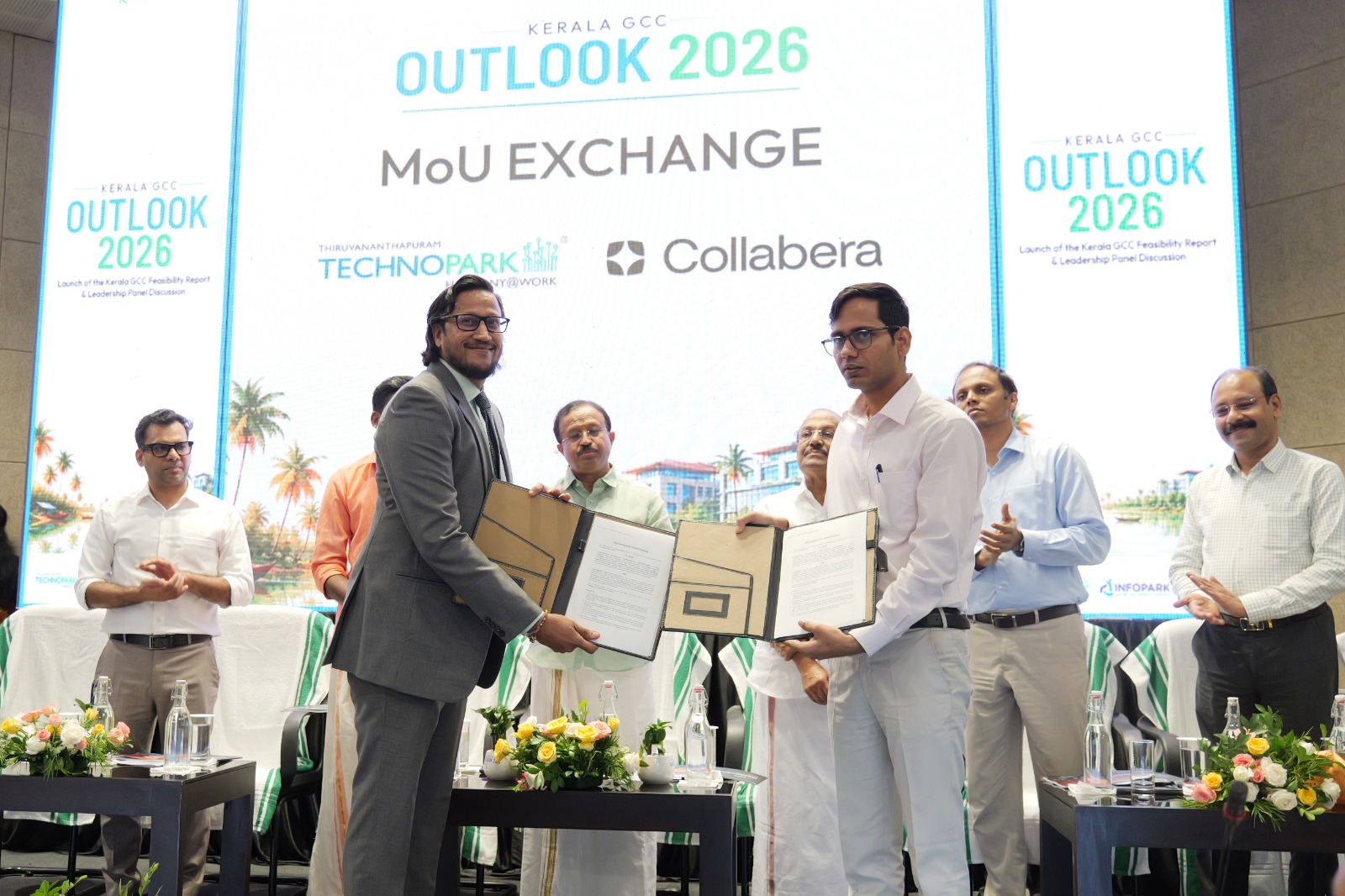 MoU exchange between Technopark and Collabera
